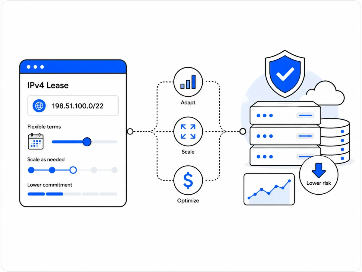 How flexible IPv4 leasing helps reduce infrastructure risk