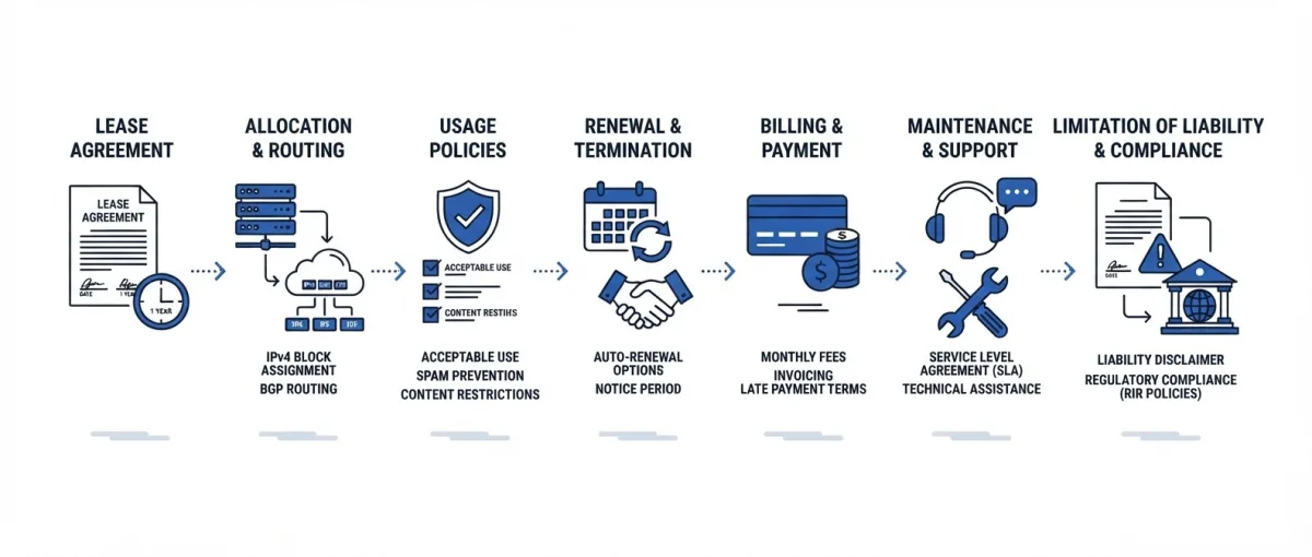 IPv4 rental contracts: key terms every customer should understand